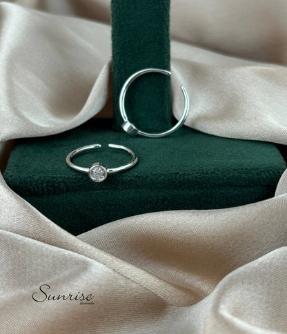 CZ TOE RINGS