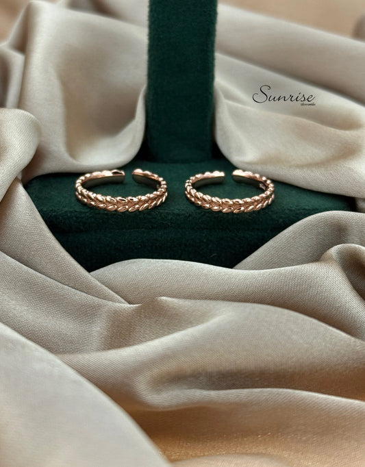 ROSE GOLD BAND TOE RINGS