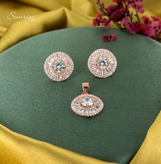 CZ FANCY PENDANT SET