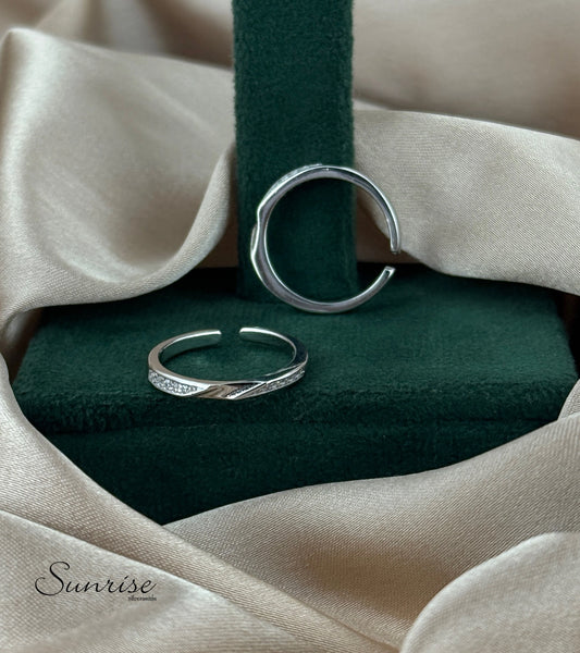 CZ TOE RINGS