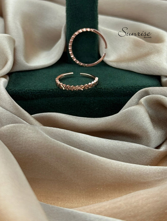 ROSE GOLD TOE RINGS