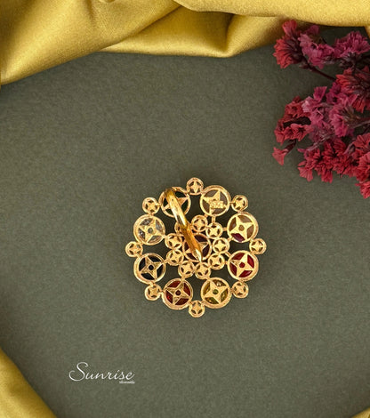 NAVRATHNA PENDANT SET