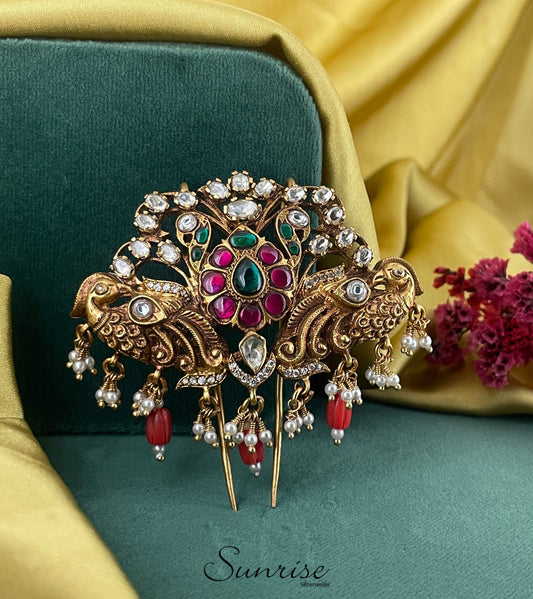 NAGAS CORAL KUNDAN JUDA PIN