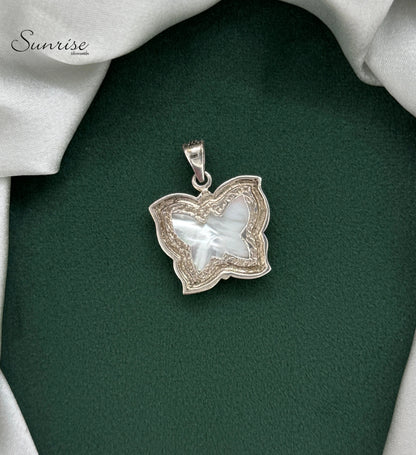 MARCASITE BUTTERFILY PENDANT