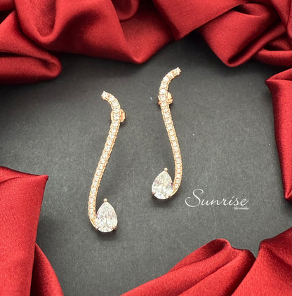 ROSE GOLD FANCY EARRINGS