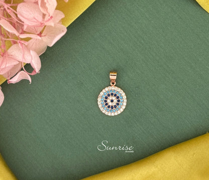 EVIL EYE ROSE GOLD PENDANT