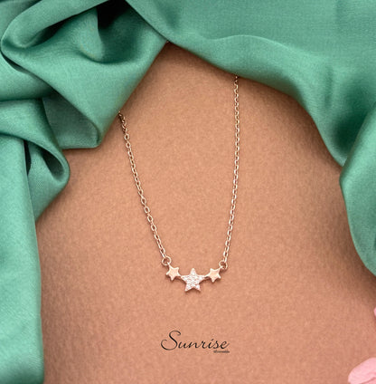 STARS ROSE GOLD NECKLACE
