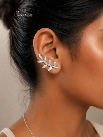 FANCY LEAF EARCLIPS