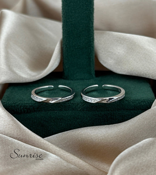 CZ TOE RINGS