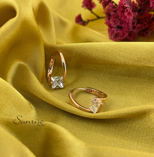 ROSE GOLD SQUARE STONE BALI