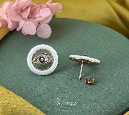 EVIL EYE ROSE GOLD PENDANT SET