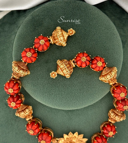 CORAL NECKLACE