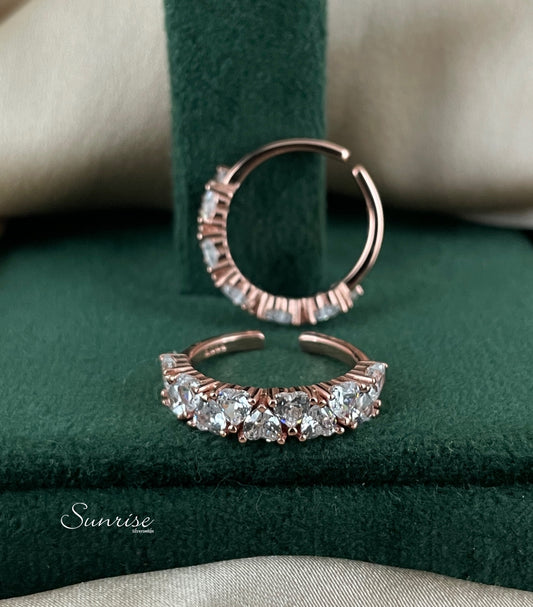 FANCY CZ TOE RINGS