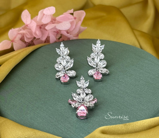 CZ FANCY PENDANT SET