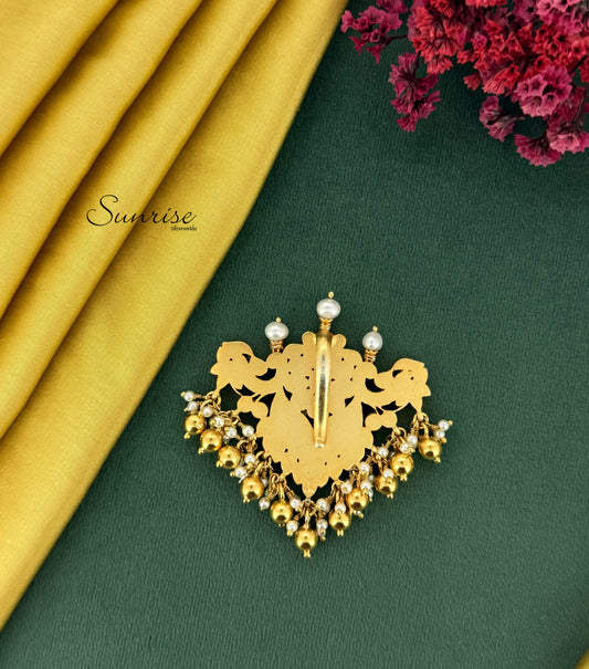 KUNDAN GHUNGROO PENDANT