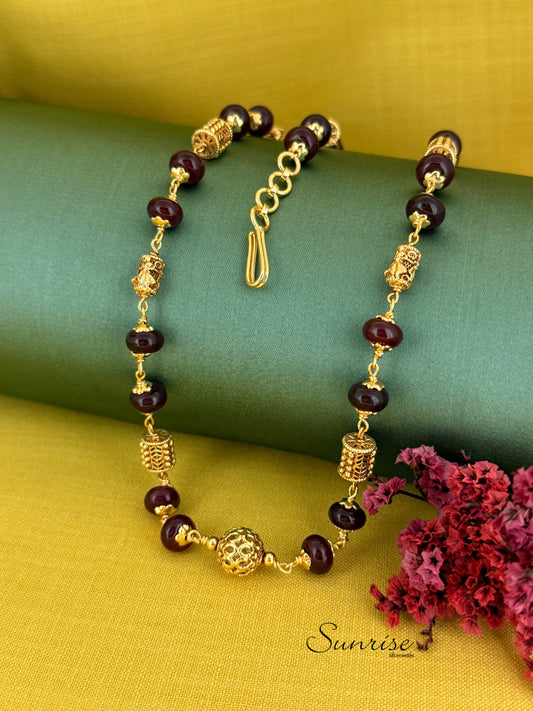 GP MAROON GUNDU CHAIN