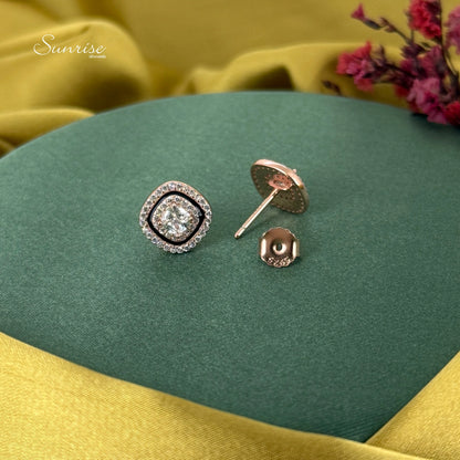 TRENDY ROSE GOLD PENDANT SET