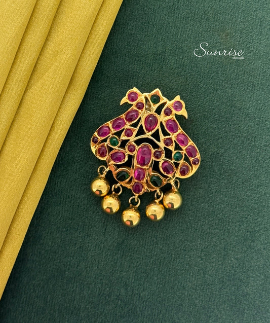 RUBY PINK MOR PENDANT