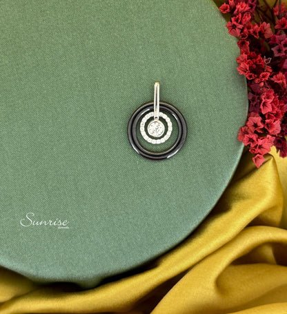 TWIN RINGS PENDANT SET