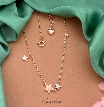 STARS ROSE GOLD NECKLACE