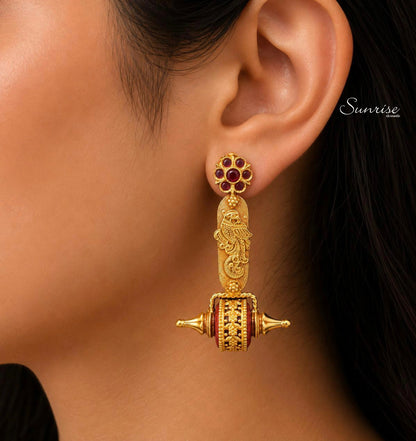 CORAL EARRINGS