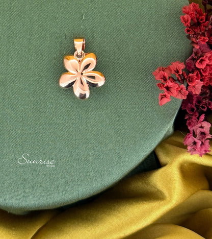 ENAMEL FLORAL PENDANT SET