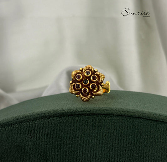 GP FLORAL FINGER RING