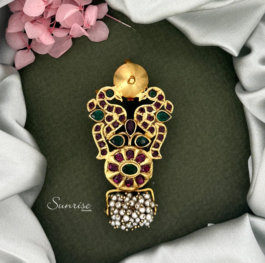 PEACOCK  FUSION PENDANT AND HASLI