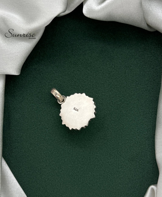 OXIDISED PEARL PENDANT