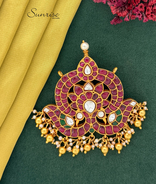 KUNDAN MOR PENDANT
