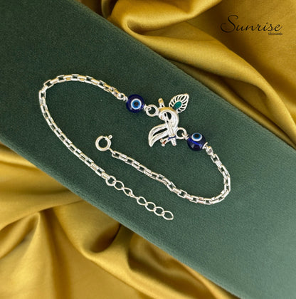 FLUTE WITH EVIL EYE RAKHI