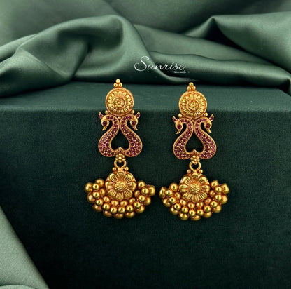 PEACOCK EARRINGS