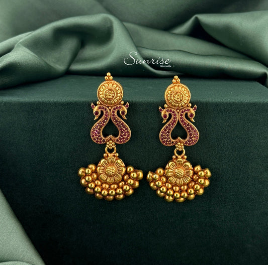PEACOCK EARRINGS