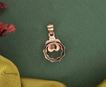 ENAMEL FLORAL PENDANT SET