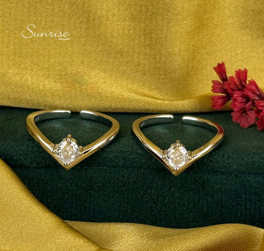 CZ TOE RINGS