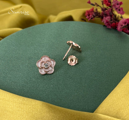 MOP FLORAL PENDANT SET