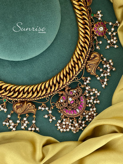 KUNDAN NAKASH NECKLACE SET
