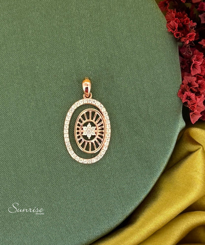 FANCY ROSE GOLD PENDANT SET