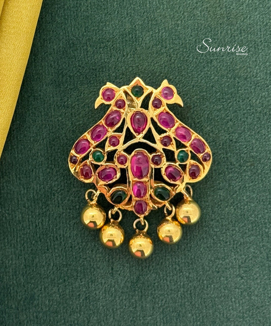 RUBY PINK MOR PENDANT