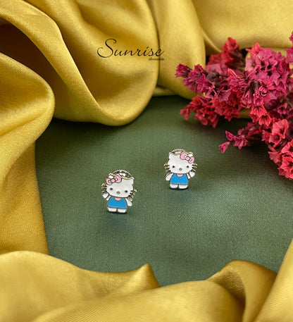 HELLO KITTY ENAMEL  PENDANT SET