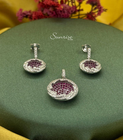 RUBYPINK FANCY PENDANT SET