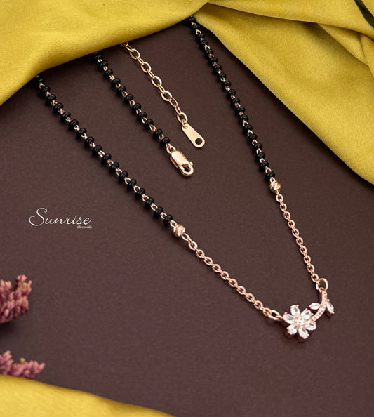 FLORAL ROSE GOLD MANGALSUTRA