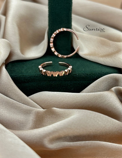 ROSE GOLD TOE RINGS