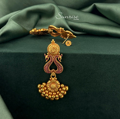 PEACOCK EARRINGS