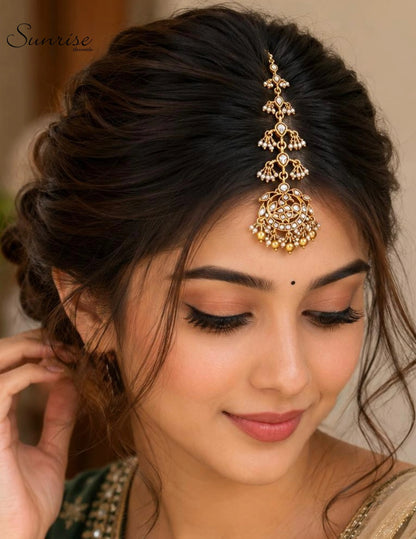 KUNDAN PEACOCK TIKKA
