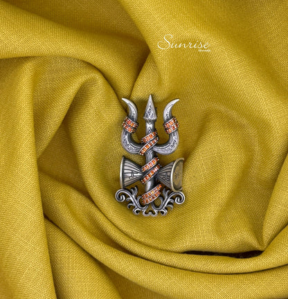 MAHADEV TRISHUL BROOCH
