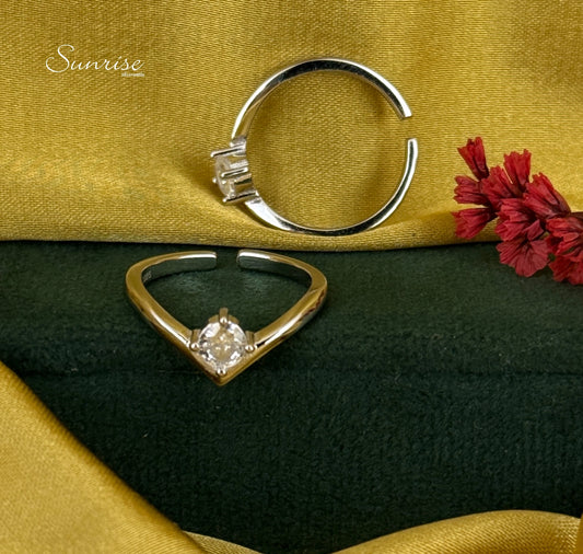 CZ TOE RINGS