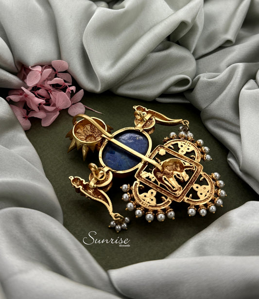 LAPIS  FUSION PENDANT AND HASLI