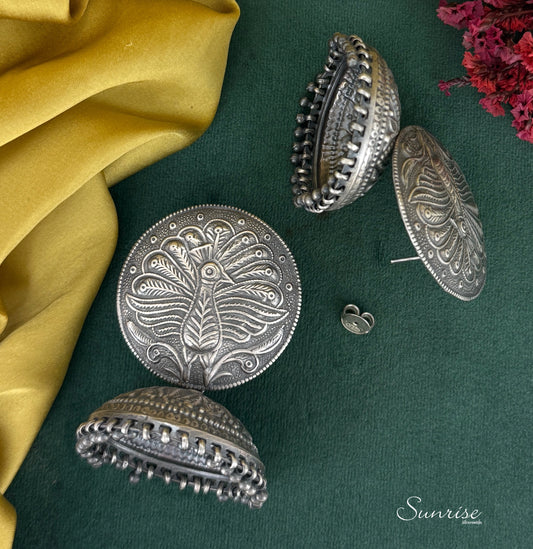 OXI PEACOCK JHUMKA
