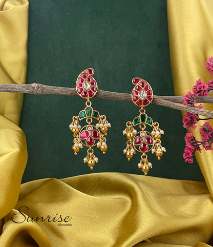 KUNDAN MANGAI EARRINGS